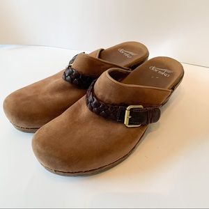 Dansko Melanie Clogs Mules Tan Brown Size 40 US 10